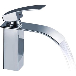 Wasserhahn für Bad Küchen Armatur Wasserfall Waschtischarmatur Moderne Einhebelmischer (Typ A)