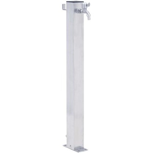 Wassersäule für den Garten 60 cm Edelstahl Quadratisch Vidaxl 597831