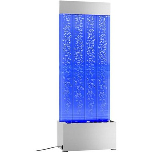 Wassersäule mit RGB LEDs Edelstahl und Acryl 110 cm vidaXL