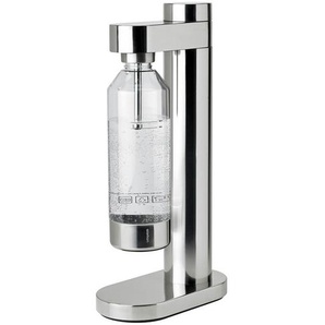 Wassersprudler Brus Stelton Edelstahl glänzend silber, Designer Sören Refsgaard, 42x22x11.5 cm