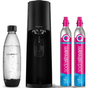 Wassersprudler SODASTREAM TERRA Bundle schwarz Wassersprudler SodaStreamWassersprudler,CO2-Zylinder+ 1L Kunststoff-Flasche