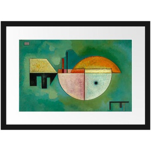 Wassily Kandinsky - Empor - Im Bilderrahmen Mit Galerie-Passepartout