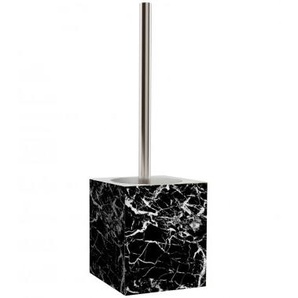 WC-Bürste Marmor Schwarz