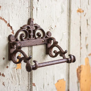 WC Papierrollenhalter, Toilettenpapierhalter, Toilettenrollenhalter in braun