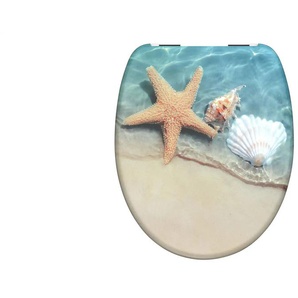 WC Sitz Beach | blau | Kunststoff | 38 cm | cm 44,0 |