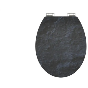 WC Sitz Black Stone | schwarz | Kunststoff | 37 cm | cm 43,0 |