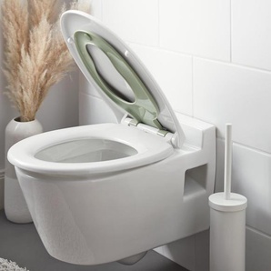 WC-Sitz »Family« mit Absenkautomatik - weiß - Edelstahl -