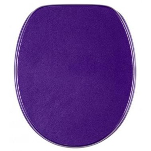 WC-Sitz Glitzer Lila - Premium Toilettendeckel direkt vom Hersteller
