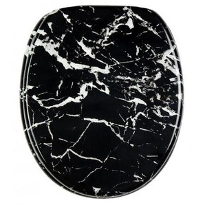 WC-Sitz Marmor Schwarz - Premium Toilettendeckel direkt vom Hersteller
