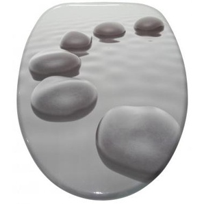 WC-Sitz mit Absenkautomatik Black Stones - Premium Toilettendeckel direkt vom Hersteller
