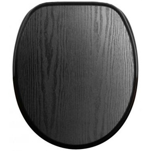 WC-Sitz mit Absenkautomatik Black Wood - Premium Toilettendeckel direkt vom Hersteller