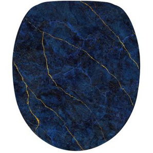 WC-Sitz mit Absenkautomatik Marmor Darkblue - Premium Toilettendeckel direkt vom Hersteller