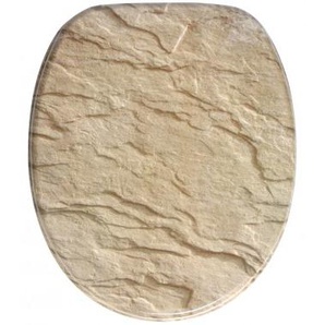 WC-Sitz mit Absenkautomatik Sand Stone - Premium Toilettendeckel direkt vom Hersteller