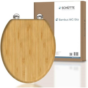 Schütte - WC-Sitz natural bamboo, Bambus