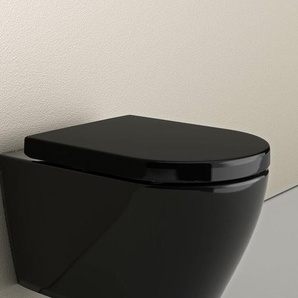 Bernstein - WC-Sitz Softclose U1002 Schwarz glänzend mit LED-Beleuchtung