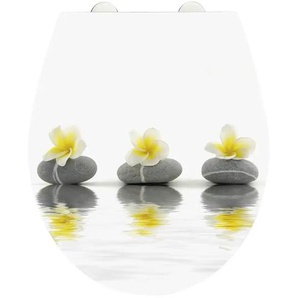 WC Sitz Stones with Flowers | Kunststoff | 39 cm | cm 45,0 |