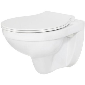 Aqua Blue - wc Toilette Hänge Wand wc (RosenStern) mit Soft-Close Deckel