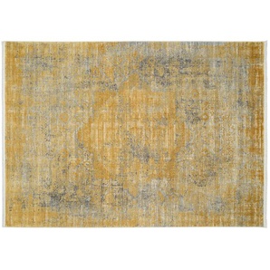 Webteppich Color Creek - gold - Viskose - 67 cm - 0,8 cm | Möbel Kraft