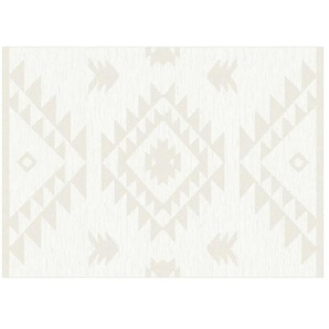 Webteppich - creme - Synthetische Fasern - 190 cm | Möbel Kraft