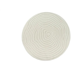Webteppich  Elio ¦ creme ¦ Synthetische Fasern Ø: 120