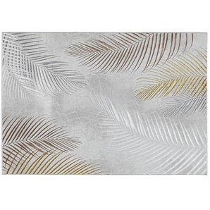 Webteppich - grau - Synthetische Fasern - 120 cm | Möbel Kraft