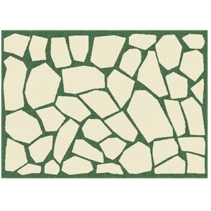 Webteppich - grün - Synthetische Fasern - 200 cm | Möbel Kraft