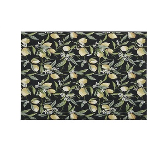 Webteppich - schwarz - Synthetische Fasern - 123 cm | Möbel Kraft