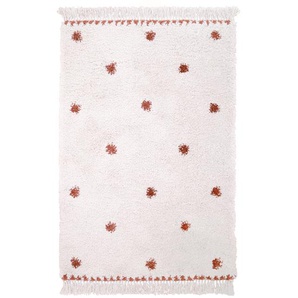 Webteppich „Wooly“, 120 x 170 cm, in beige/backsteinfarben, von Nattiot