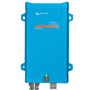 Wechselrichter »Inverter / Charger Victron MultiPlus 24/1200/25-16 230V« Wandler 1200 W, 24 VDC blau Elektroinstallation