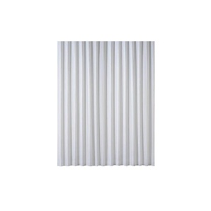 Weckbrodt Halbtransparenter Sablé   ¦ weiß ¦ Synthetik ¦ Maße (cm): B: 1 H: 225