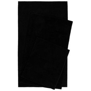 Wecon home Basics Badematte Balu, Höhe 14 mm, Polyester, rechteckig, Chenille, waschbar, rutschfest, schnell trocknend, weich, Badteppich
