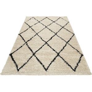 Wecon home Hochflor-Teppich STUDIO two, rechteckig, Höhe: 35 mm, weicher und kuscheliger Flor, Wohnzimmer, Schlafzimmer, im Berber-Stil