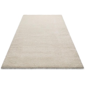 Wecon home Hochflor-Teppich STUDIO zero, rechteckig, Höhe: 35 mm, weicher und kuscheliger Flor, Wohnzimmer, Schlafzimmer, im Berber-Stil