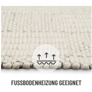 Wecon home Teppich Lani, rechteckig, Höhe: 8 mm, handgewebt, robust, strapazierfähig, skandinavisch, Naturfaser