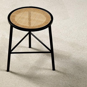 Wecon home Hochflor-Teppich Manta, quadratisch, Höhe: 25 mm, Langflor, maschinell gewebt, robust, Wohn- & Schlafzimmer, uni
