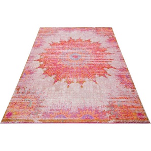 Wecon home Teppich Sunkissed, rechteckig, Höhe: 6 mm, Vintage Look, Flachgewebe, Wohnzimmer