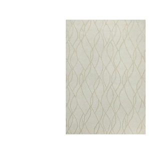 WECONhome Teppich - creme - Wolle - 140 cm - 10 cm | Möbel Kraft