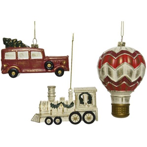 Weihnachtsfiguren  (Auto, Zug, Ballon)  3 Sort.