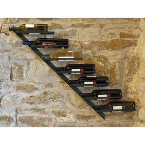 Weinregal Diagon Rechts 100 cm Metall Flaschenhalter Flaschenständer Wandregal
