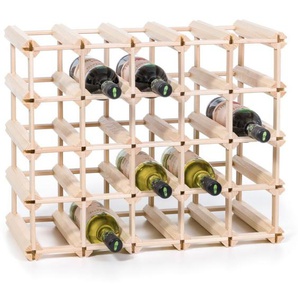 Weinregal Holz Flaschenregal für 25 Flaschen Weinflaschenregal