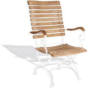 Weishäupl Classic Hochlehner Teak Latten geschwungen/Band-und