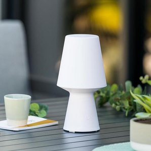 Weiße LED-Tischlampe WIZA für den Außenbereich H. 23 cm Hespéride