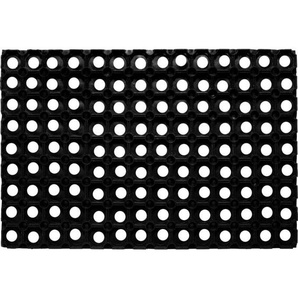 Weitere - Ringgummimatte schwarz, 80 x 120 cm Schuhabstreifer & Fussmatten