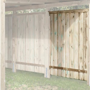 Carport-Seitenwand WEKA Gartenhaus-Seitenwände Gr. B/H: 180 cm x 181 cm, beige (kiefer kdi) Zubehör