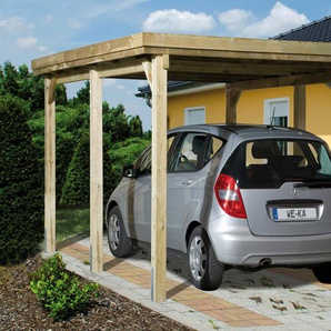 Einzelcarport WEKA Optima 1 Carports Gr. H: 215 cm, braun Carports