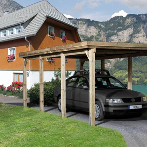 Einzelcarport WEKA Optima 2 Carports Gr. H: 215 cm, braun Carports