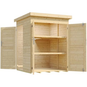 WEKA Gartenschrank »Q 415«, aus Fichtenholz, 152 x 152 x 205 cm