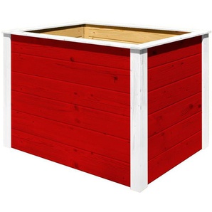 weka Hochbeet Modular, Element-Hochbeet, 21 mm, rot, 98 x 69 cm