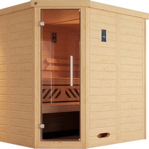 WEKA Sauna Kemi Saunen 7,5 kW-Ofen mit digitaler Steuerung beige (natur) Saunen