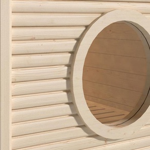 WEKA Saunafenster Fenster Gr. B/H: 60 cm x 60 cm, beige (natur) Zubehör